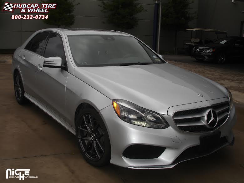 vehicle gallery/mercedes benz c350 niche targa m129  Anthracite wheels and rims