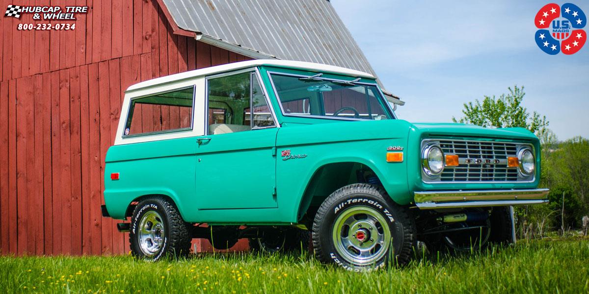 vehicle gallery/ford bronco us mags indy u101 truck 15X8  Polished wheels and rims