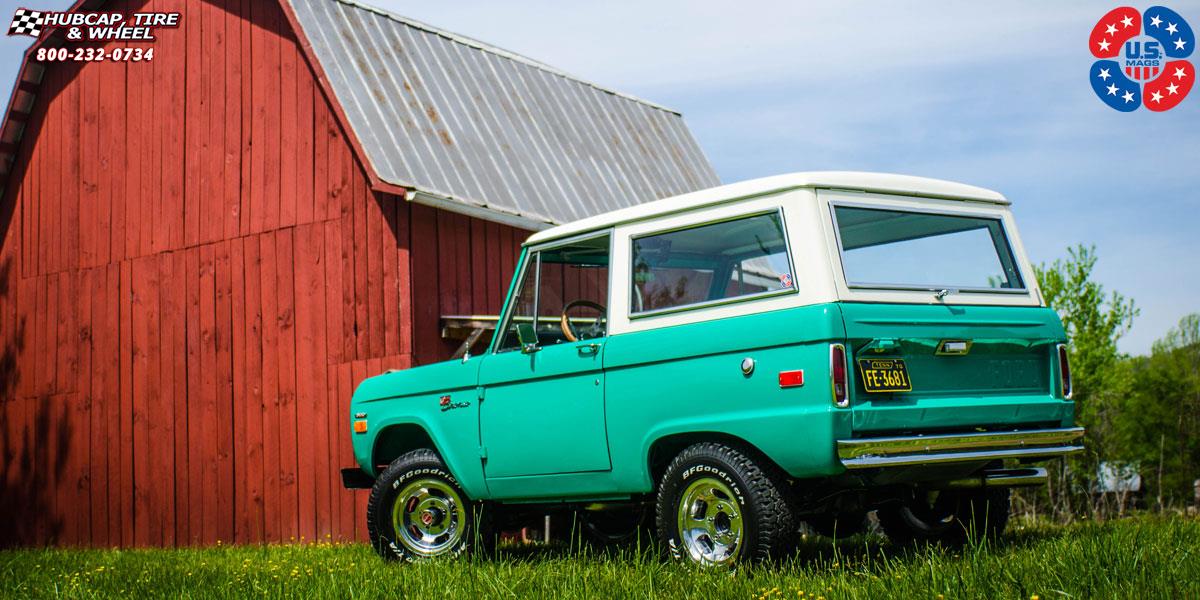 vehicle gallery/ford bronco us mags indy u101 truck 15X8  Polished wheels and rims