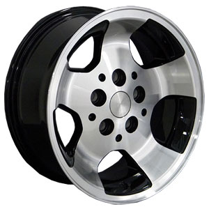 Jeep Wrangler (JP08)  Wheels Machined Face Black