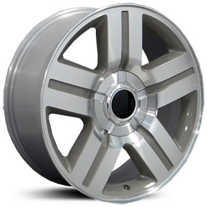 Chevy Texas Style (CV84)  Wheels Machined Silver