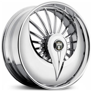 Dub Azzmacka Skirt 602S  Wheels Chrome