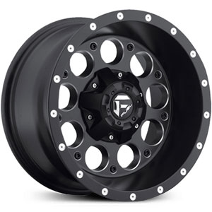 Fuel D525 Revolver  Wheels Matte Black Milled