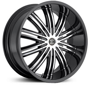 2Crave No.07  Wheels Gloss Black Machined Face