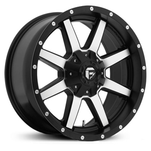 Fuel D537 Maverick  Wheels Black Machined