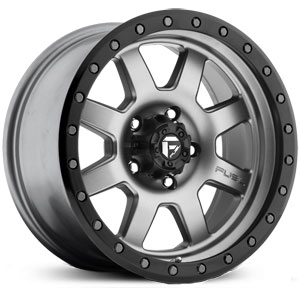 Fuel D552 Trophy  Wheels Matte Athracite & Matte Black