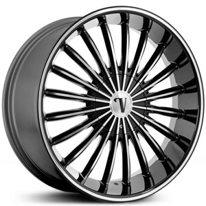 Velocity VW-11  Wheels Black Machined