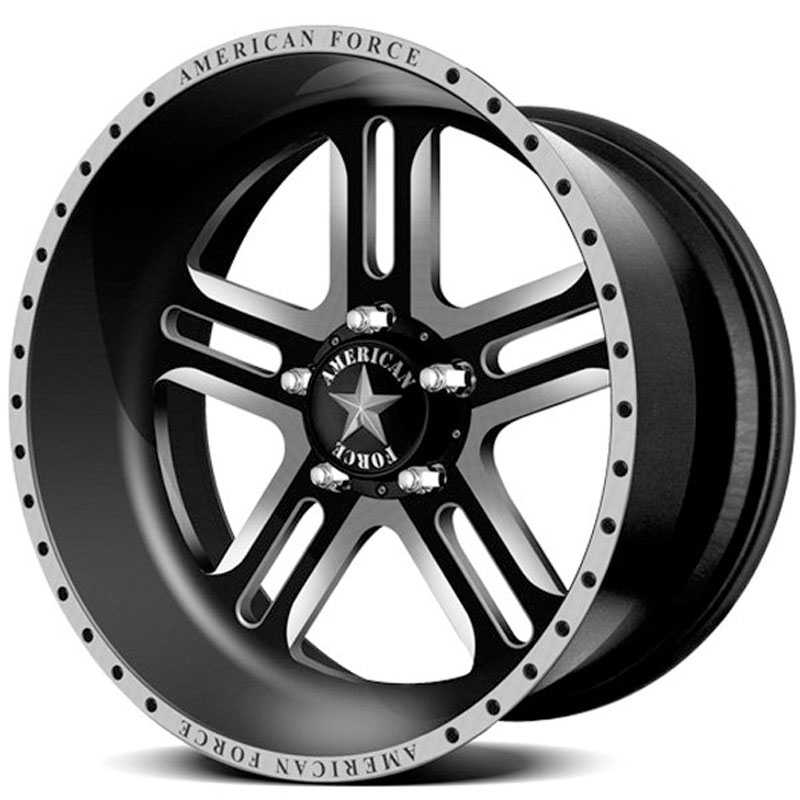 American Force ALPHA SF5  Wheels Flat Black