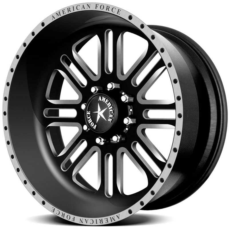 American Force ALPHA SF8  Wheels Flat Black 