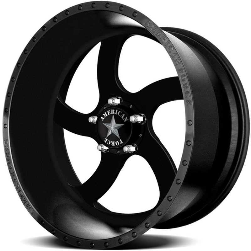 American Force BLADE SS5  Wheels Black Flat-Machined Windows 