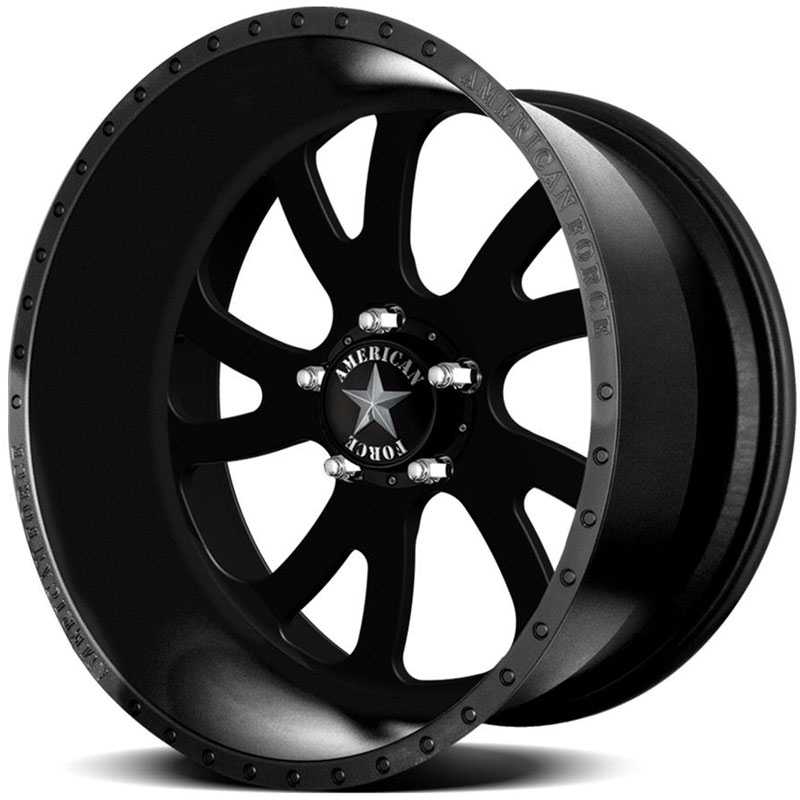 American Force OCTANE SS5  Wheels Black Flat-Solid 