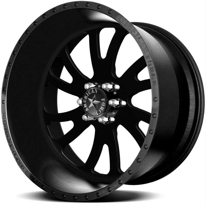 American Force OCTANE SS6  Wheels Black Flat-Solid 