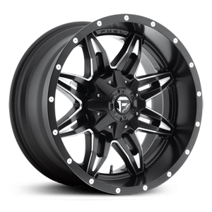 Fuel D567 Lethal  Wheels Matte Black Milled