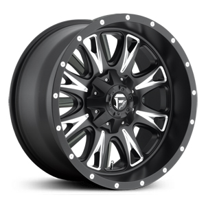 Fuel D513 Throttle  Wheels Black Milled