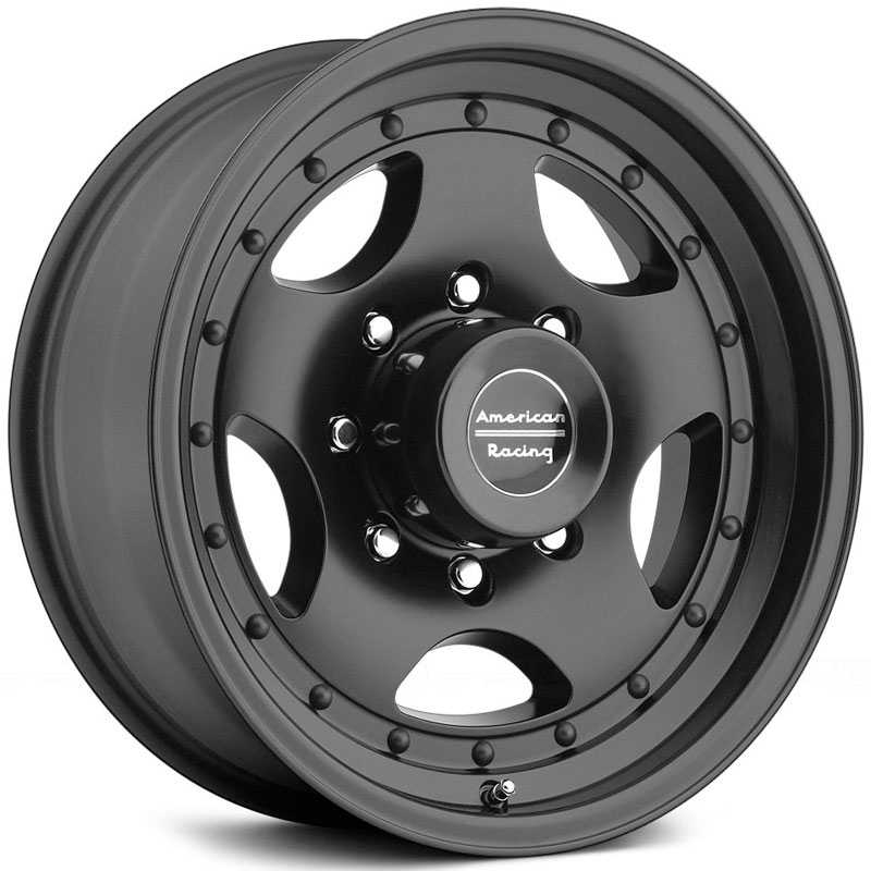 American Racing AR23  Wheels Satin Black W/ Clear Coat