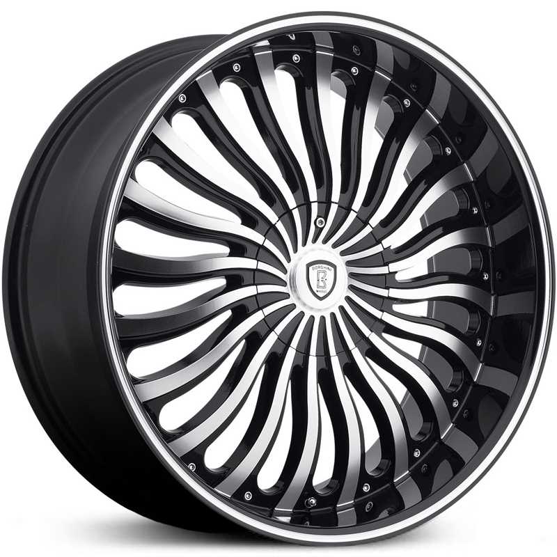 Borghini BW-24  Wheels Black Machined