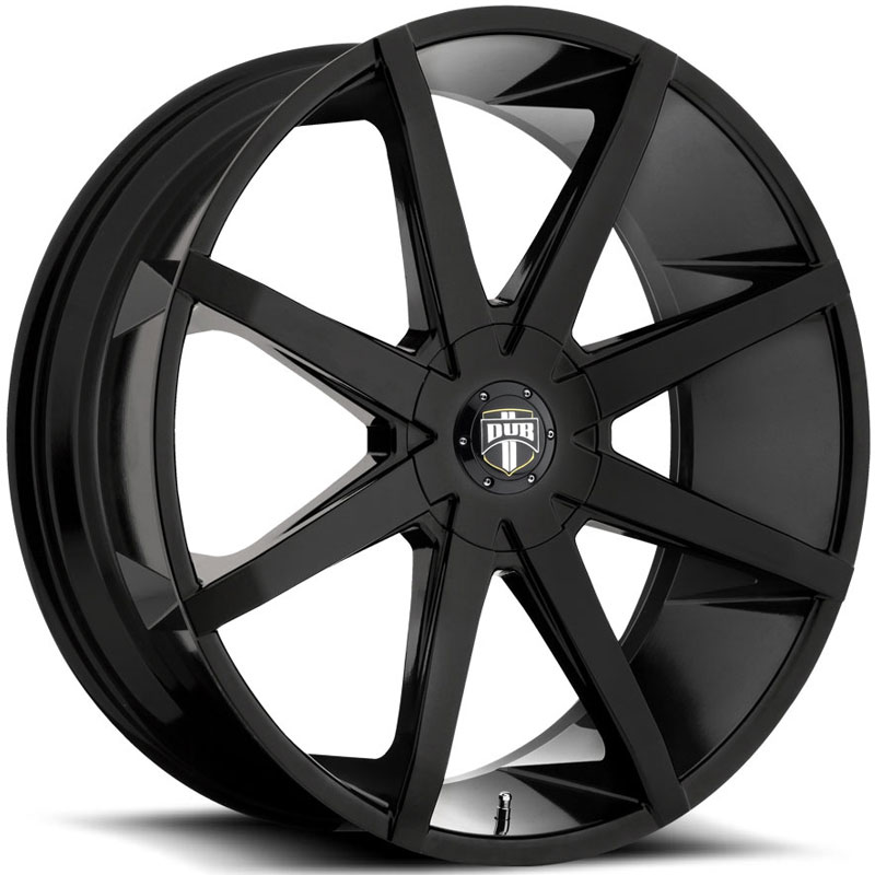 Dub Push S110  Wheels Black Gloss