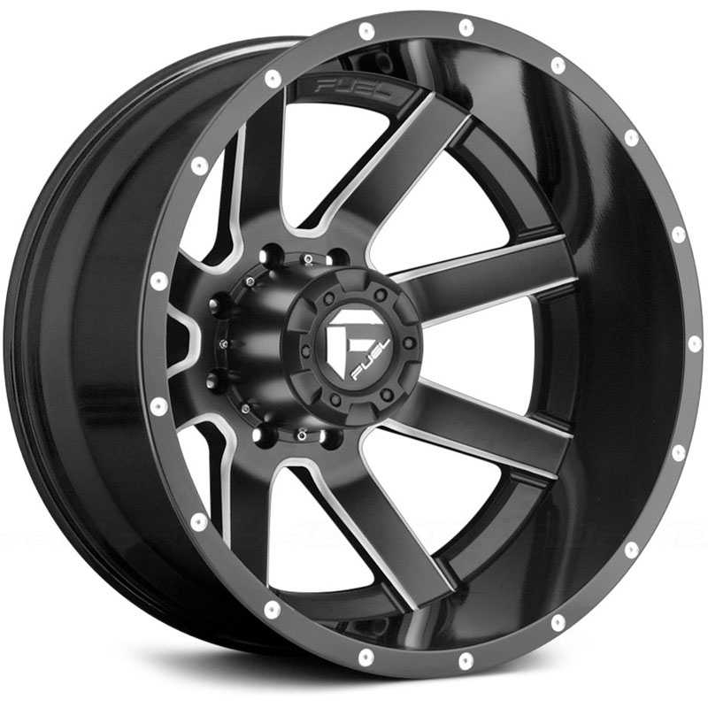 Fuel D262 Maverick Dually Black Milled (Rear)