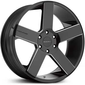 KMC KM690 Satin Black Milled