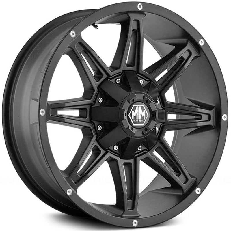 Mayhem Rampage 8090  Wheels Matte Black