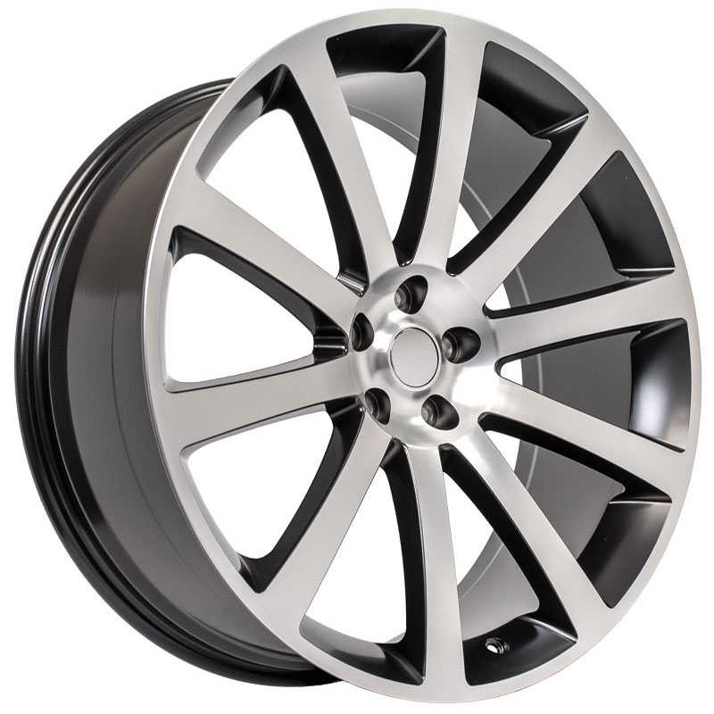 Chrysler 300 SRT Style (CL02)  Wheels Matte Black Machined