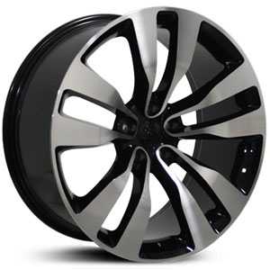 Dodge Charger Style (DG11) Black Machined Face