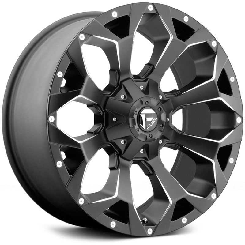 Fuel D546 Assault  Wheels Matte Black & Milled