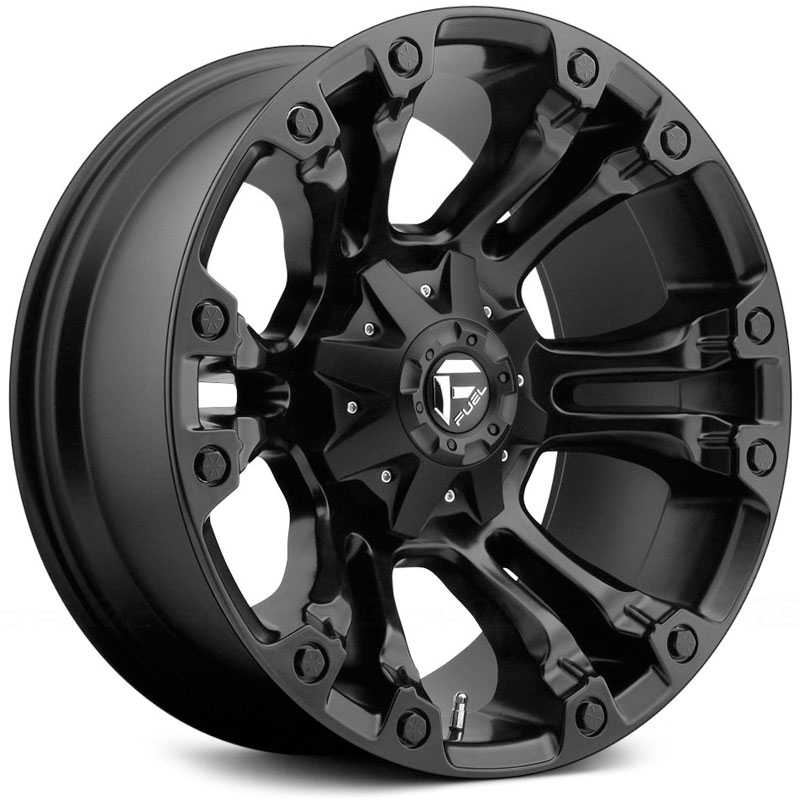 Fuel D560 Vapor  Wheels Matte Black