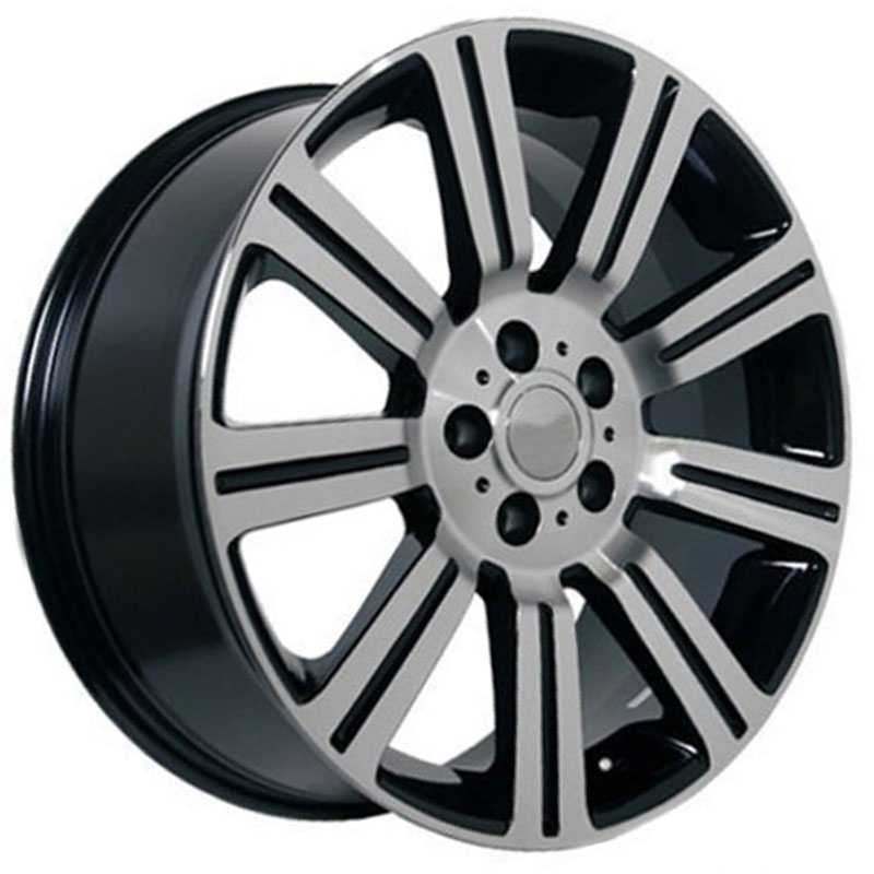 Land Rover Range Rover (LR01)  Wheels Black Machined Face