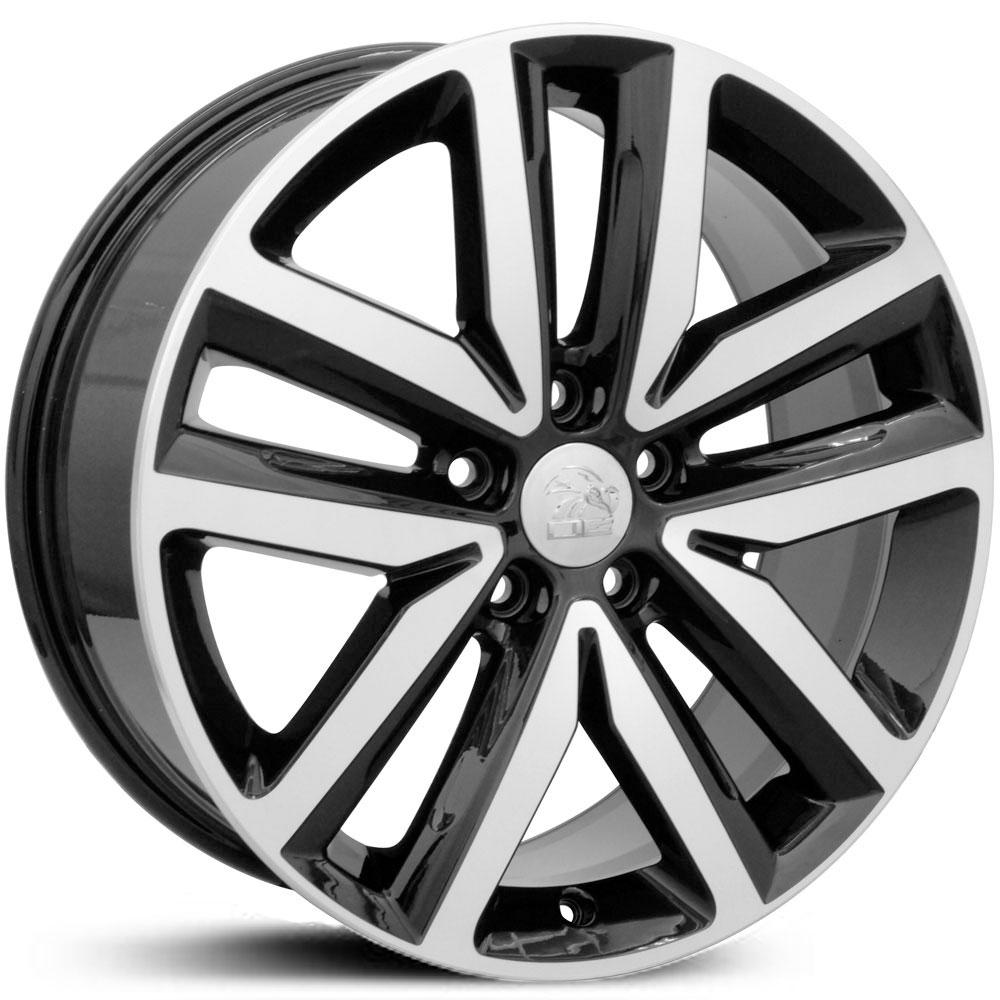 Volkswagen Jetta (VW27)  Wheels Black Machined