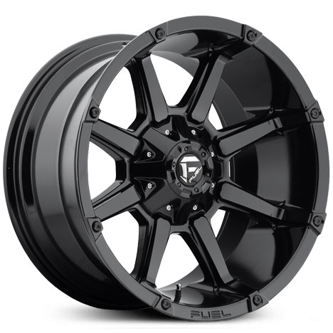 Fuel D575 Coupler  Wheels Gloss Black