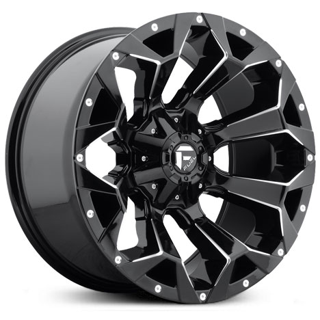 Fuel D576 Assault  Wheels Gloss Black