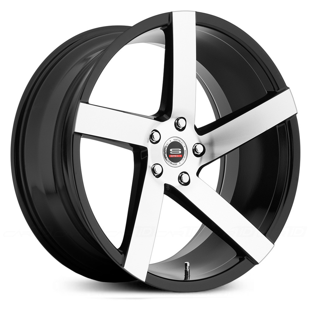 Spec-1 SPM-80  Wheels Gloss Black Machined