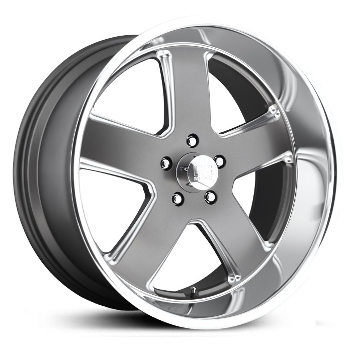 US Mags U118 Hustler  Wheels Matte GunMetal