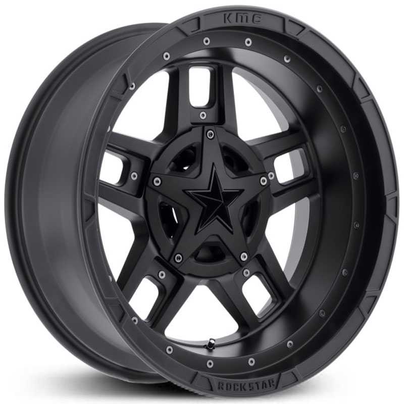 XD Series XD827 Rockstar 3  Wheels Matte Black