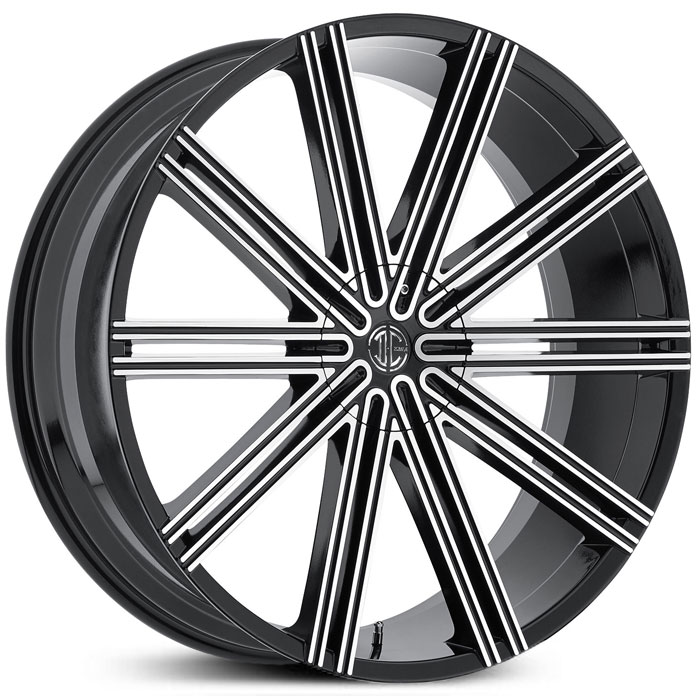 2Crave No.47  Wheels Gloss Black Machined