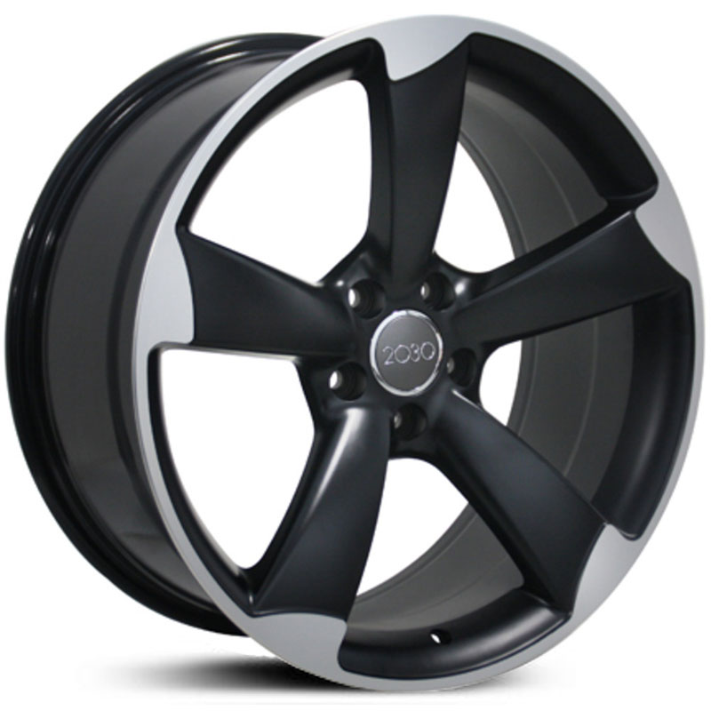 Audi S4 (AU29)  Wheels Matte Black Machined Tips