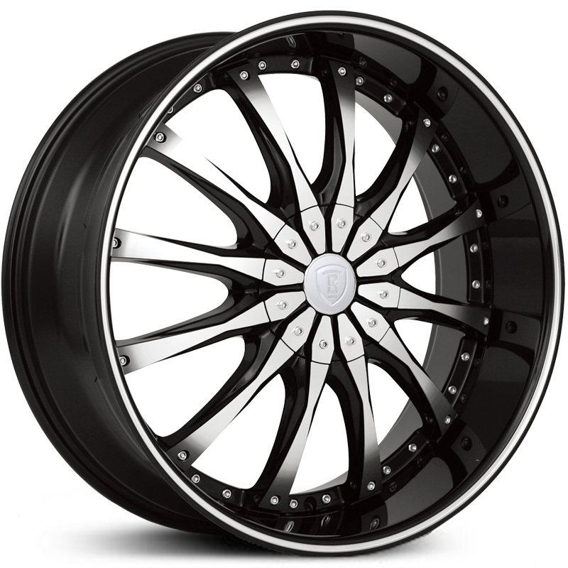 Borghini BW-8  Wheels Black Machined