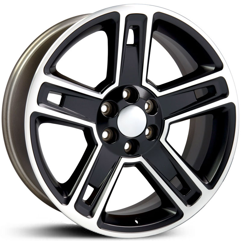 Chevy Silverado 1500 Style (CV74) Satin Black Machined