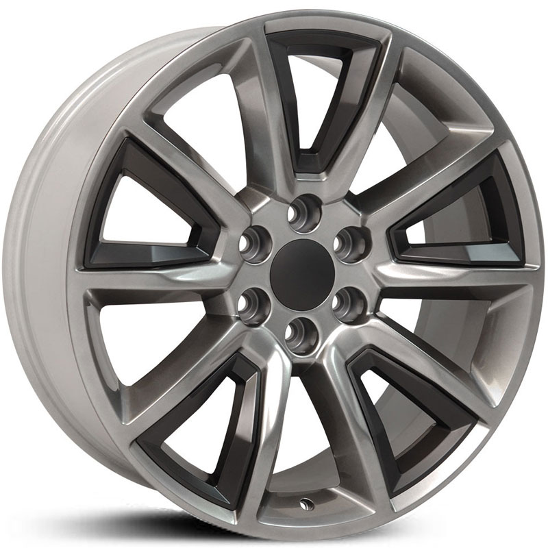 Chevy Tahoe Style (CV73) Hyper Black w/ Satin Black Inserts