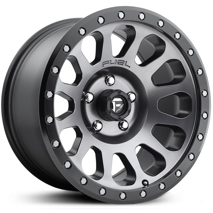 Fuel D601 Vector  Wheels Matte Gunmetal