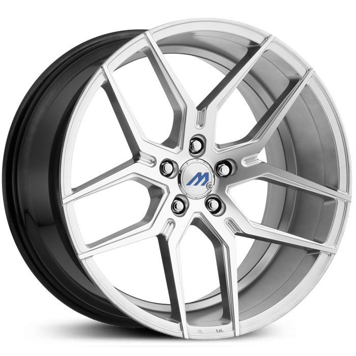 Mach ME4  Wheels Hyper Silver Machined