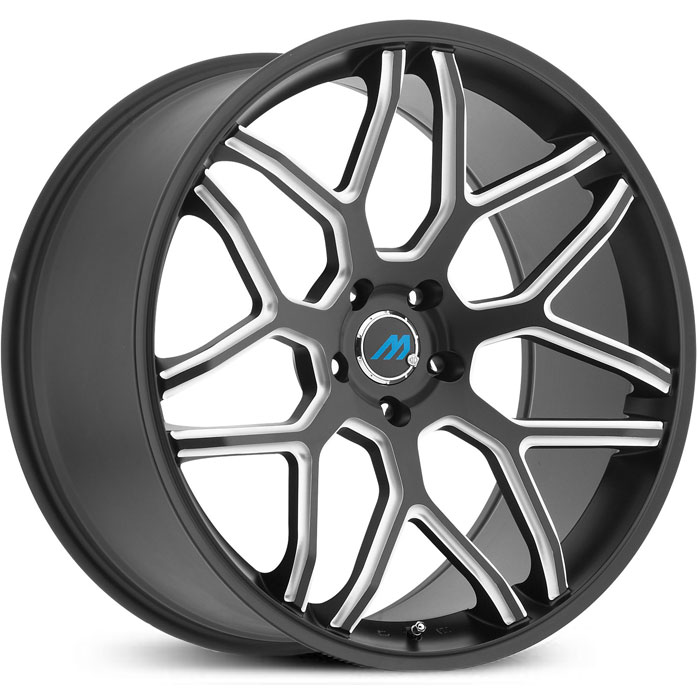 Mach ME8  Wheels Satin Black Milled