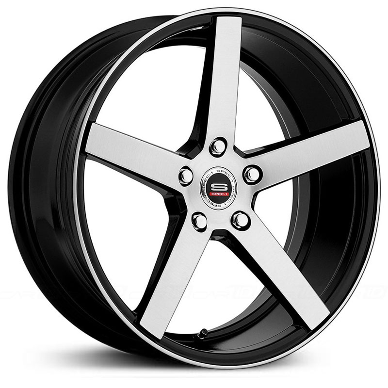 Spec-1 SP-36  Wheels Gloss Black Brushed