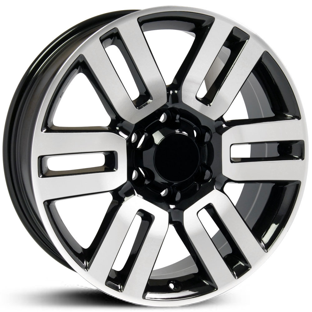 Toyota 4Runner (TY10)  Wheels Black Machined