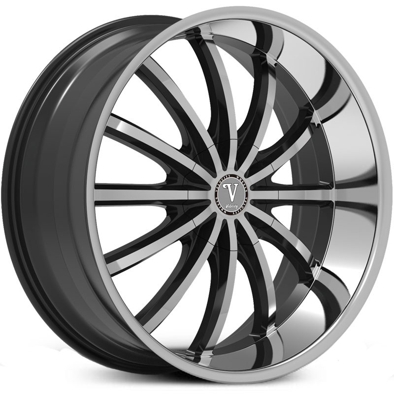 Velocity VW-24  Wheels Black Machined