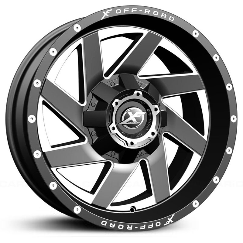 XF Offroad XF-205  Wheels Black Milled 