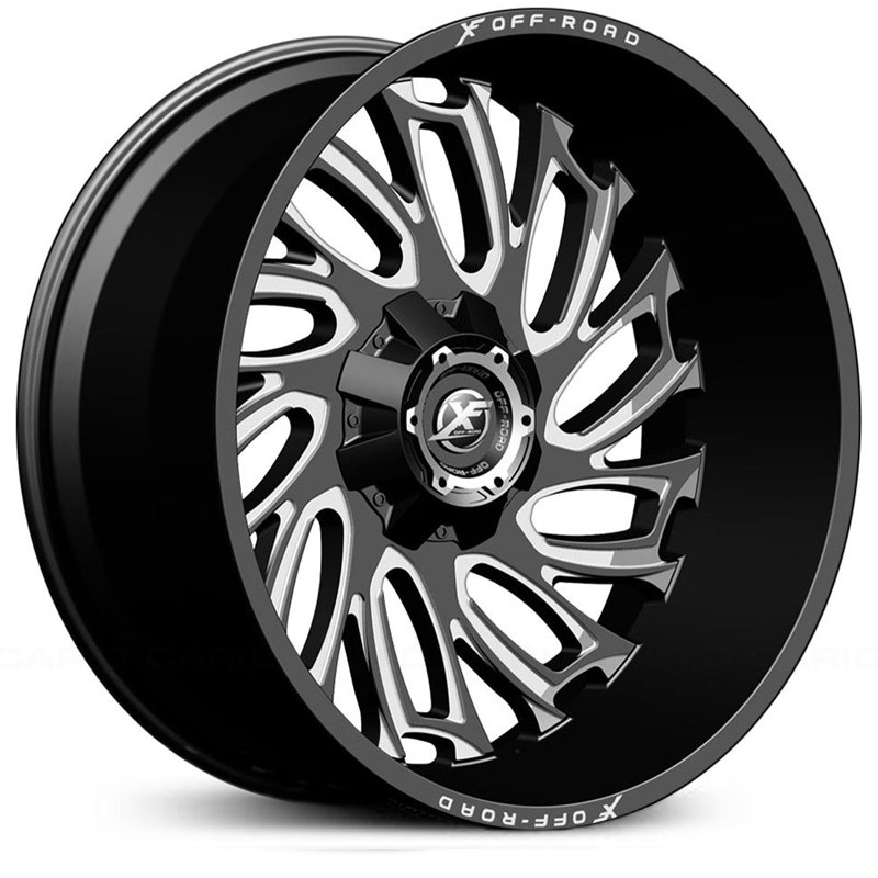 XF Offroad XF-207  Wheels Black Milled 