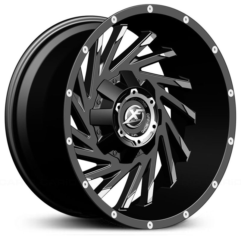 XF Offroad XF-209  Wheels Matte Black Machine