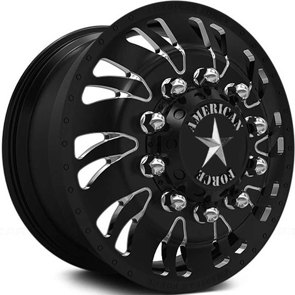 American Force Dually Fade  Wheels Black & Milled Windows